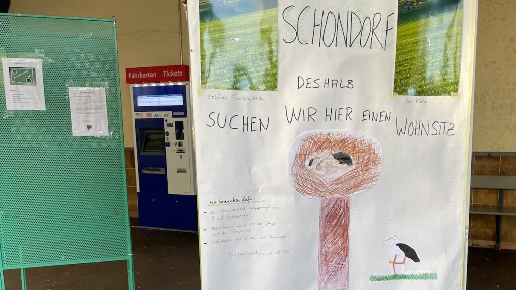 Ideen für Schondorf: Eine Nisthilfe für Störche