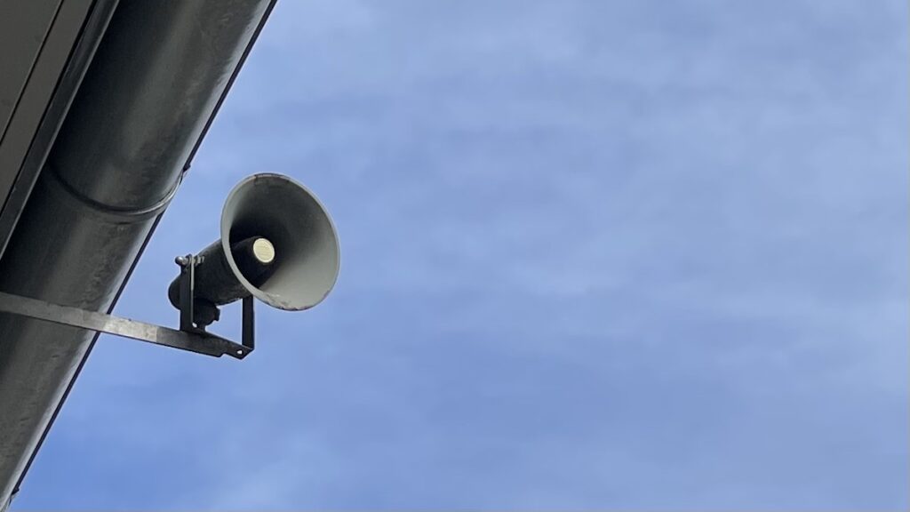 Lautsprecher. Wegen Lärmbeschwerden eines Anwohners ist der Uttinger Summermarkt in Gefahr